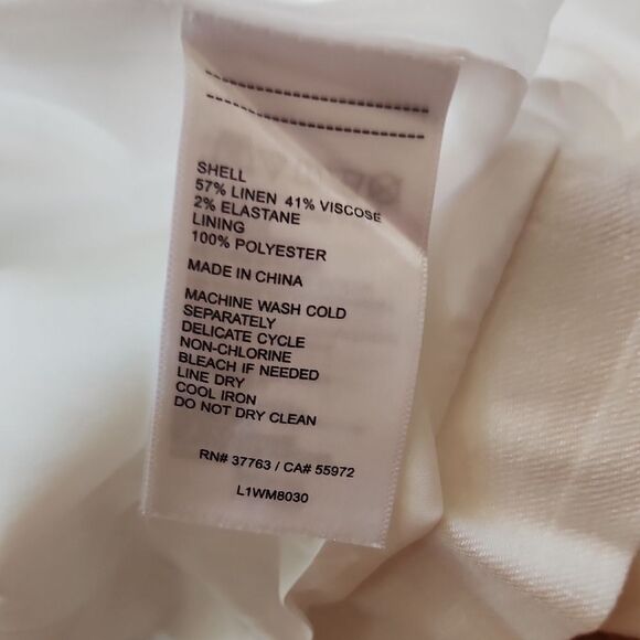 LAUNDRY - White Blazer Women's Size 10 - Picture 6 of 6